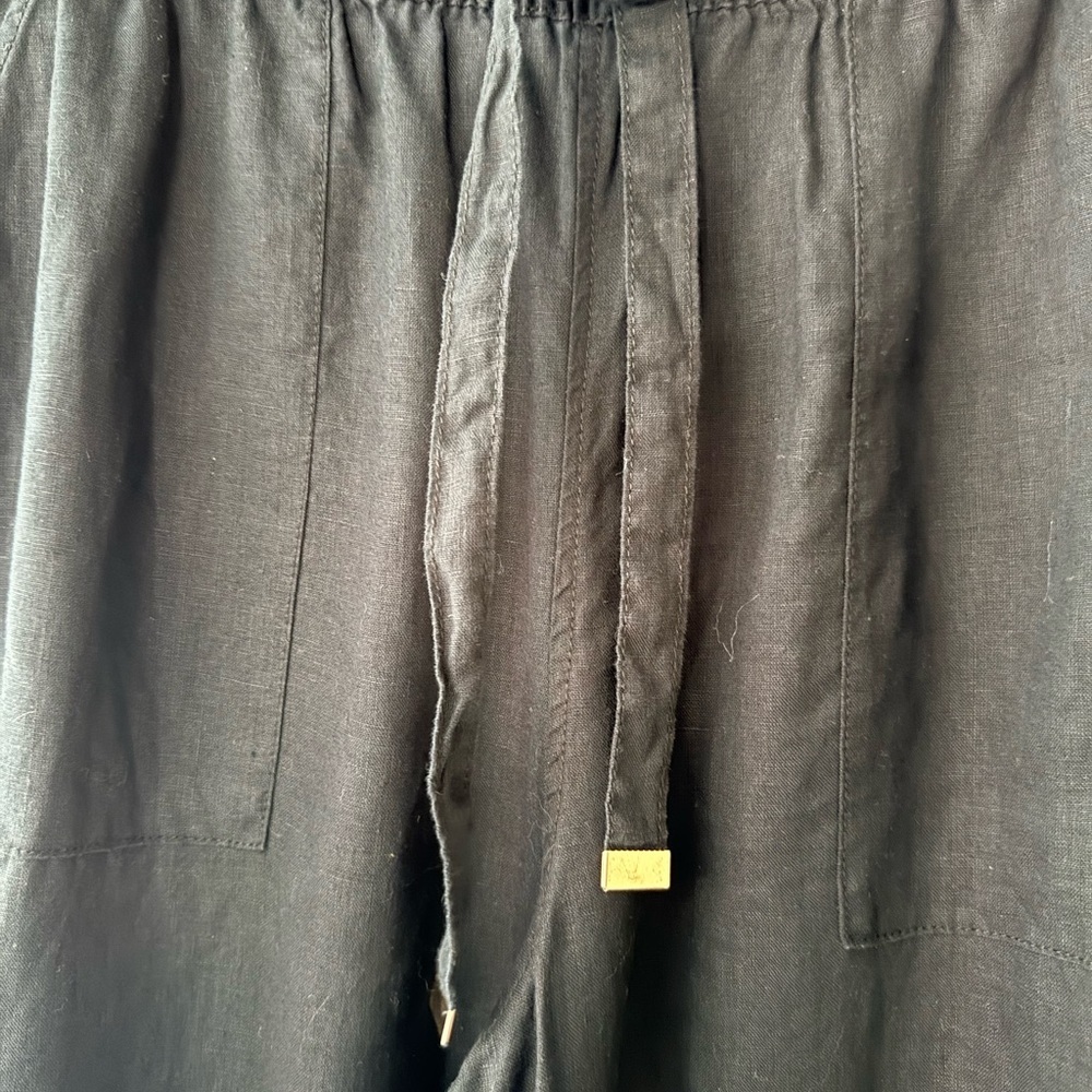 Joie Women’s 100% Linen Pull-On Pants, size L - Picture 3 of 4